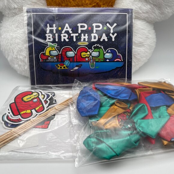 Birthday Party Among Us Avengers Theme Decorations Set NEW (SKU: 270MI) - Picture 3 of 5
